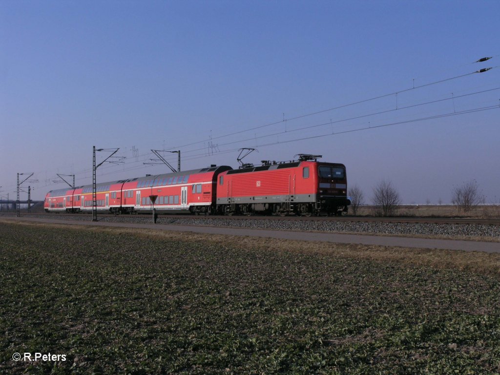 143 935-5 als S10 bei Schkeuditz West. 04.03.11