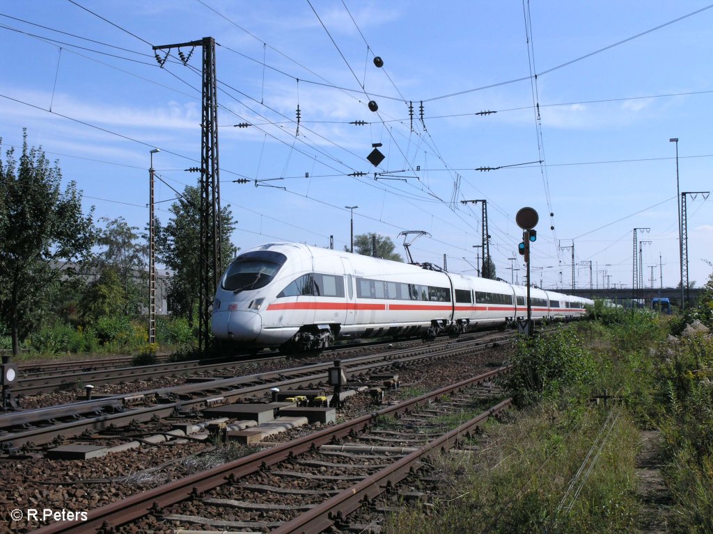 415 003-3 „Altenbeken“ Tz1503 fhrt in Regensburg als ICE 26 nach Frankfurt/Main ein. 09.09.09
