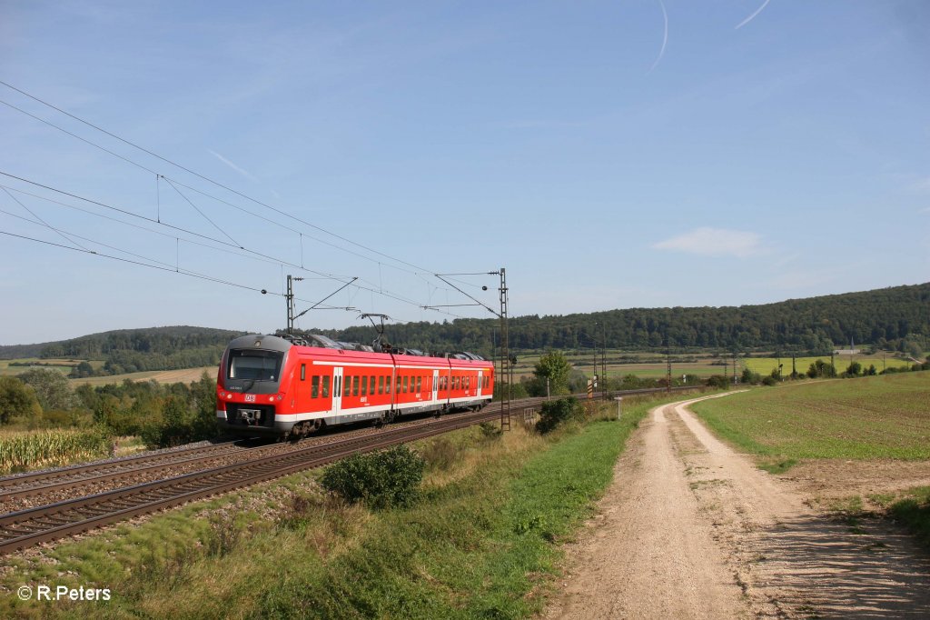 440 305-1 als RB 58122 Treuchtlingen - Wrzburg HBF bei Wettelsheim. 16.09.11