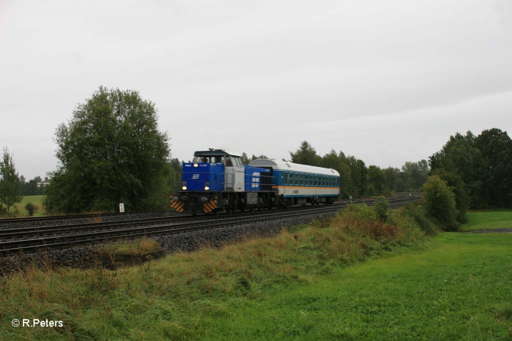 D05 mit Alexwagen berfhrung nach Neumarkt/Sachsen bei Schnfeld. 18.09.11