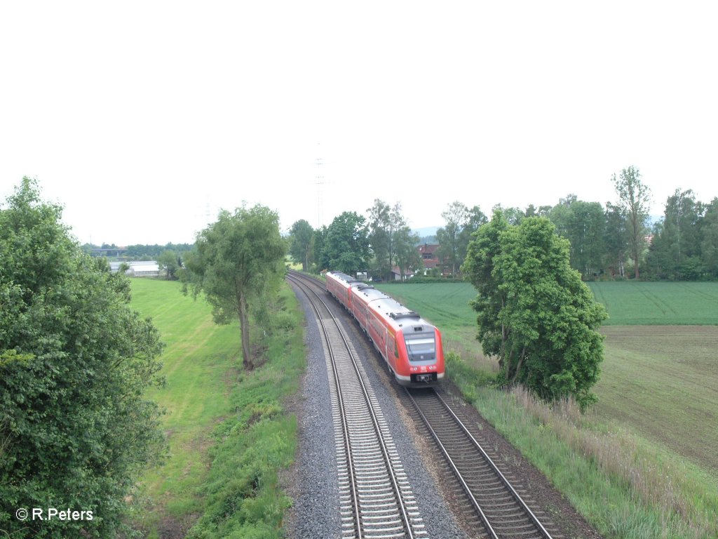 Nachschuss vom RE nach Regensburg bei Richt. 26.05.10