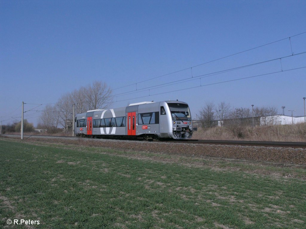 VT 003(95 80 0650 535-7 D-VVRO) als MRB 80266 Delitsch - Leipzig bei Podelwitz. 29.03.11