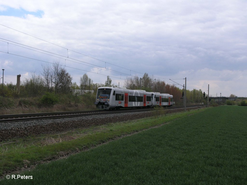 VT 015 (650 547-2) + VT 002 (650 534-0) MRB80269 Leipzig – Delitzsch Podelwitz. 16.04.11

