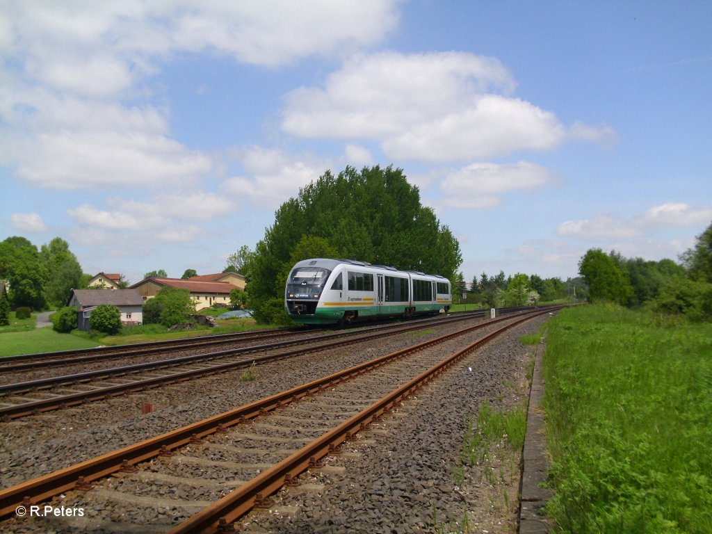 VT13 bei Schnfeld auf dem Weg nach Weiden. 04.06.10
