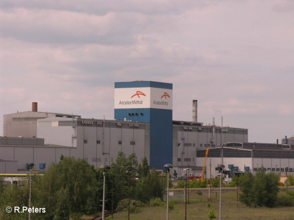Wo Frher EKO STAHL dran stand ziert jetz Arcelor Mittal
