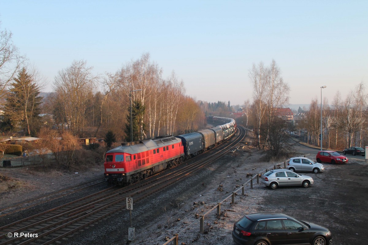 232 252-7 fährt in Marktredwitz mit dem 51683 Zwickau - Nürnberg ein. 19.03.15