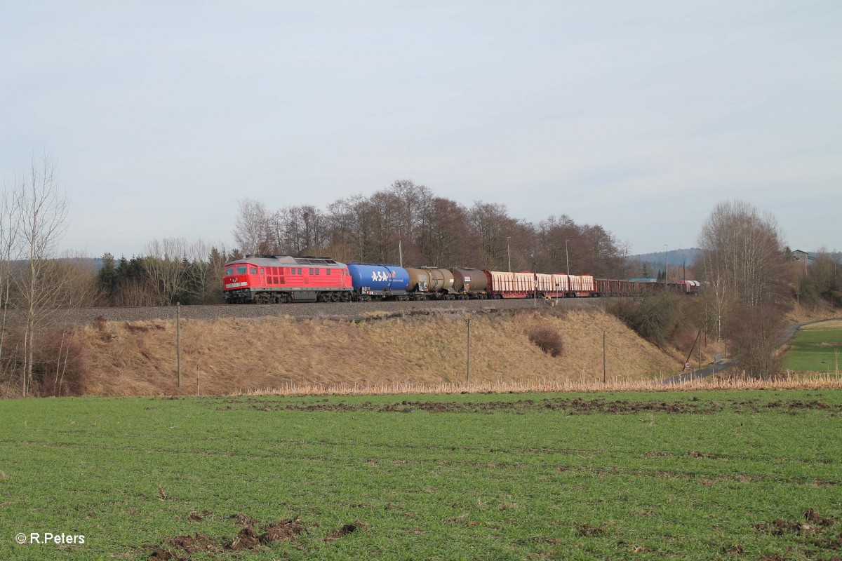 232 259 verlässt Pechbrunn mit dem 51723 Nürnberg - Leipzig 06.02.16
