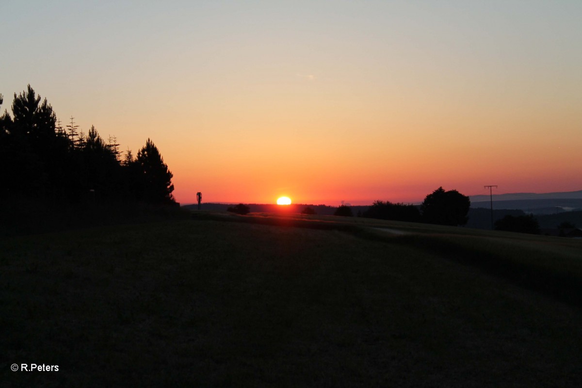 Sonnenaufgang bei Fuchsmühl 16.06.14