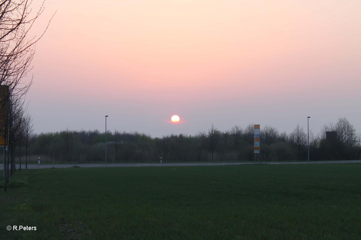 Sonnenuntergang bei Schkeuditz West Teil 4