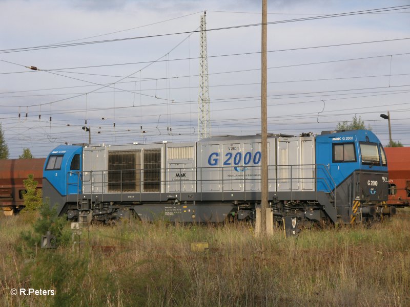 G2000 der OHE in Eisenhttenstadt anfang Oktober 2007 .