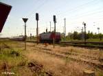 Arcelor Am 12.06.06 rollt solo die 143 001-6 durch Eisenh�ttenstadt