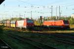 Arcelor 143 001-6 neben einer 189 in Eisenh�ttenstadt