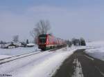Bayern 612 084 mit RB 32714/3938 nach Ulm bei K�sers.15.02.10