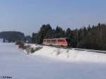 Bayern 642 507 bei K�sers als RB32915 nach Oberstdorf am 15.02.10