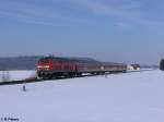BR 218 218 472-9 zieht bei Aichstetten eine RB. 21.02.10