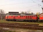 BR 232 232 472-1 steht mit Schwester maschinen in Frankfurt/Oder abgestellt. 01.04.07
