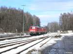 BR 232 232 472-1 steht mit 232 589-2 in Marktredwitz abgestellt. 27.02.10