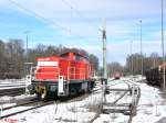 BR 294 294 650-7 wartet am 27.02.10 in Marktredwitz auf neue Aufgaben.
