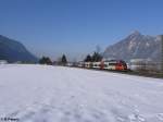 BR 4024 4024 auf dem Weg nach Oberaudorf. 16.02.10