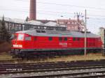 232 469-7 wartet in Frankfurt/Oder auf neue Aufgaben.