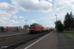 233 373-0 zieht den 51724 Nürnberg - Leipzig Engelsdorf Frankenwald umleiter durch Wiesau/oberpfalz. 14.08.16