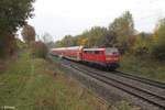 BR 111/587825/111-186-3-schiebt-den-re4893-ingolstadt 111 186-3 schiebt den RE4893 Ingolstadt - München bei Fahlenbach. 21.10.17