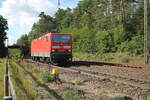 BR 143/833584/143-637-faehrt-lz-durch-ochenbruck 143 637 fährt Lz durch Ochenbruck in Richung Regensburg. 19.09.23