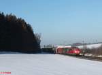 BR 151/536872/151-077-5-zieht-einen-gemischten-gueterzug 151 077-5 zieht einen gemischten Güterzug in Richtung Regensburg bei Sinsgrün. 19.01.17