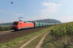 BR 152/520304/152-161-6-zieht-ein-gemischten-gueterzug 152 161-6 zieht ein Gemischten Güterzug kurz hinter Treuchtlingen bei Wettelsheim. 24.09.16