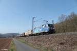 BR 152/547665/152-136-8-zieht-ein-gemischten-gueterzug 152 136-8 zieht ein gemischten Güterzug durchs Maintal bei Gambach. 16.03.17