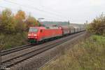 152 126-9 zieht mit einem Gemischten Güterzug nach München bei Fahlenbach. 21.10.17