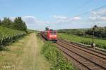BR 185/355875/185-154-2-mit-einem-kohlezug-zwischen 185 154-2 mit einem Kohlezug zwischen Ettvill und Hattenheim am Rhein. 15.07.14