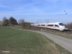 403 031-8 „Westerland/Sylt“ als ICE 787 Hamburg – Mnchen bei Fahlenbach. 24.03.11

