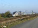 TGV Testfahrt stuttgart-Wien, bei Plling kurz vor Nrnberg. 25.10.08