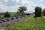 ICE/872599/411-090-wien-als-ice228-wien 411 090 'Wien' als ICE228 Wien - Koblenz bei Pölling. 20.05.24