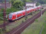 Ein RE1 Durchfhrt Ziltendorf in Richtung Frankfurt/Oder.15.06.06