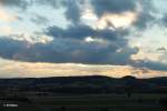 Wolkenbildung Blick vom Leonberg. 25.06.14