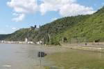Blick von der Landzung auf den Rhein und St.