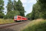 612 071 mit dem Franken-Sachsen-Express bei Schnfeld.03.08.13