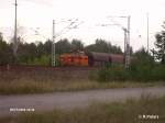 arcelor-eko-trans/29210/lok-45-rangiert-ferngesteuert-ein-paar Lok 45 rangiert (ferngesteuert) ein paar wagen im werksbahnhof Zilten. 27.09.06