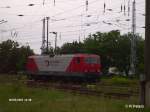 arcelor-eko-trans/29782/143-001-6-faehrt-solo-durch-eisenhuettenstadt 143 001-6 fhrt solo durch Eisenhttenstadt nach Guben. 04.06.07