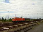 arcelor-eko-trans/41374/143-001-6-durchfhrt-eisenhttenstadt-mit-ein 143 001-6 durchfhrt Eisenhttenstadt mit ein leer-Zug nach Guben. 11.06.08