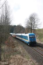 arriva-landerbahn-express-alex/189346/223-069-mit-alx84106-muenchen-- 223 069 mit ALX84106 Mnchen - Hof bei Reuth bei Erbendorf. 04.04.12