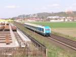 arriva-landerbahn-express-alex/39510/223-070-zieht-ein-alex-aus 223 070 zieht ein Alex aus Prag nach Mnchen bei Schwandorf. 27.04.08