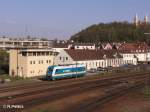 arriva-landerbahn-express-alex/39537/223-069-steht-neben-dem-stellwerk 223 069 steht neben dem Stellwerk in Schwandorf abgestellt. 27.04.08