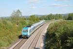 arriva-landerbahn-express-alex/664139/223-067-zieht-den-alx-nach 223 067 zieht den ALX nach Hof bei Unterthölau. 30.05.19