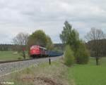 My1142 und MY1138 mit der Rückleistung aus Plattling nach Freiberg (Sachsen) bei Naabdemenreuth. 06.05.20