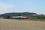 EVB/515866/223-034-zieht-den-kesselzug-aus 223 034 zieht den Kesselzug aus XTCH nach Regensburg bei Lengenfeld. 28.08.16