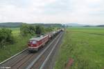 leg-leipziger-eisenbahn-gesellschaft/702672/132-158-zieht-bei-neudes-den 132 158 zieht bei Neudes den Kesselzug Bitterfeld - Neustadt/Donau. 16.06.20