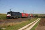 mrce-mitsui-rail-capital-europe/159821/es64-u2-037-mit-dem-transped ES64 U2 037 mit dem Transped bei Einfahrt in Treuchtlingen. 16.09.11